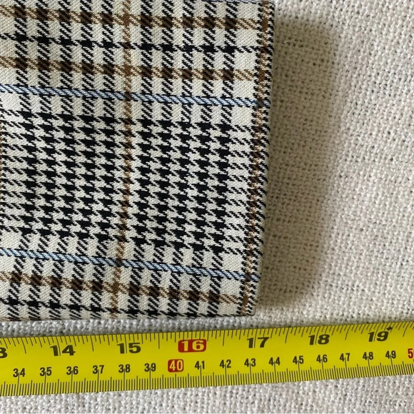 H&M Plaid Blazer and Stretchy Wide Leg High Rise Pants Set Size S/4 - Picture 12 of 13